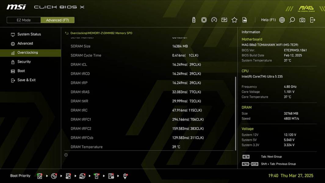 MSI MAG B860 TOMAHAWK WIFI-5